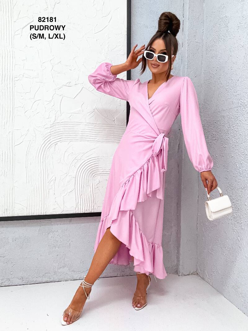 Sukienki damskie (Polska produkt) Roz S/M-L/XL Paczka 5 szt /1 Kolor